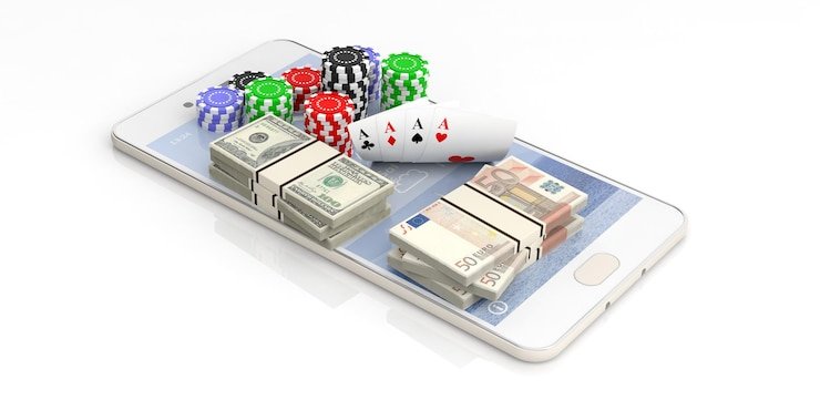 Aplikasi mobile ajo89 menampilkan permainan slot dan live dealer di layar smartphone